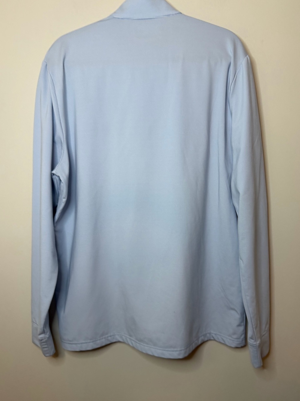 Jack Nicklaus 1/4 Zip Mens Blue Stripes Performance Golf Pullover Size L - Picture 5 of 6